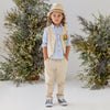 Archie L/S Button Shirt - Blue - Shirts - 30OFF