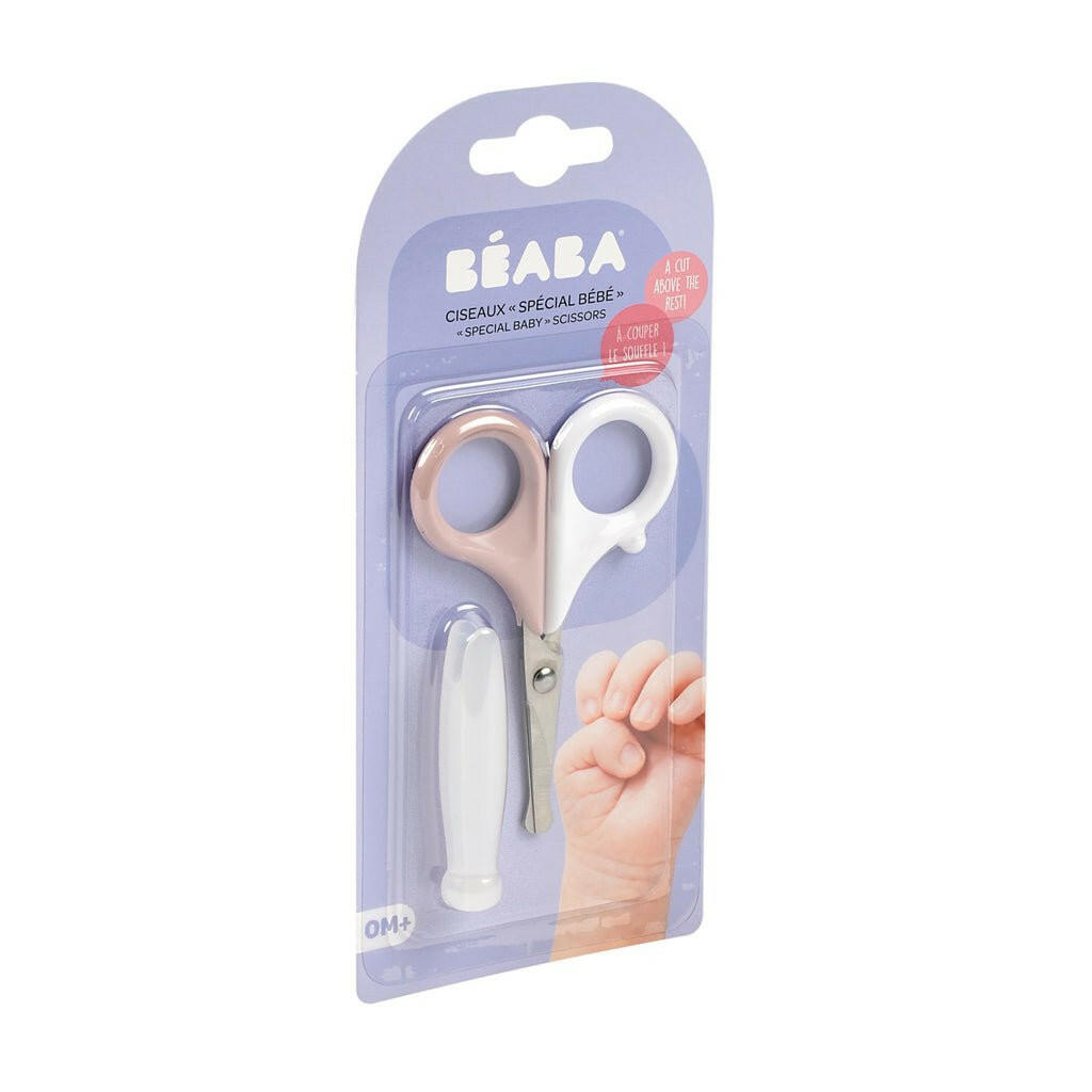 Beaba Baby Nail Scissors - Old Pink - Health & Safety - Lunch Time