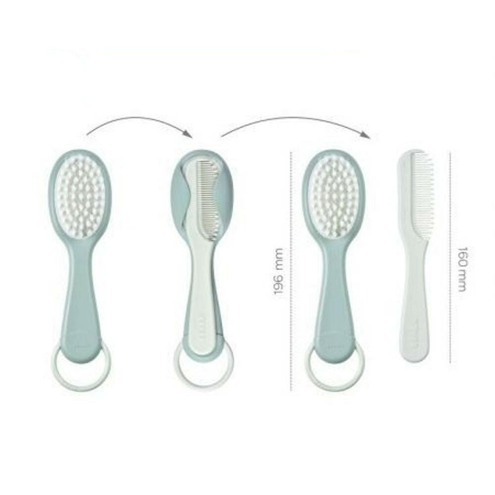 Beaba Comb And Brush Green Blue - Health & Safety - Lunch Time