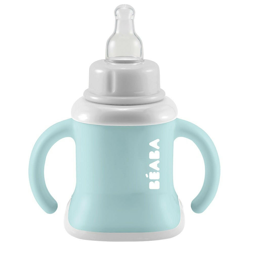 Beaba Evoluclip 3 In 1 Cup Airy Green - Water Bottle - Baby Bottle