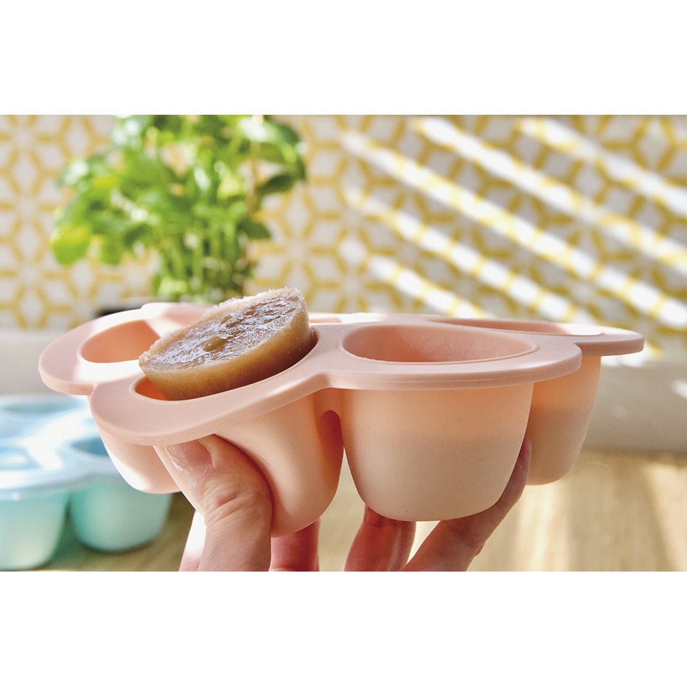 Beaba Multiportions 150ML Silicone Tray – Vintage Pink -HYPHEN KIDS