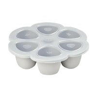Beaba Multiportions 6*150ML Silicone Tray – Light Mist - Food Storage - Lunch Time