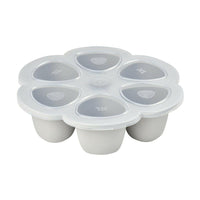 Beaba Multiportions 6*150ML Silicone Tray – Light Mist - Food Storage - Lunch Time