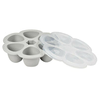 Beaba Multiportions 6*150ML Silicone Tray – Light Mist - Food Storage - Lunch Time