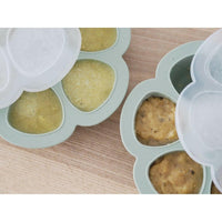 Beaba Multiportions 6*150ML Silicone Tray – Sage Green - Bowls & Utensils - Lunch Time