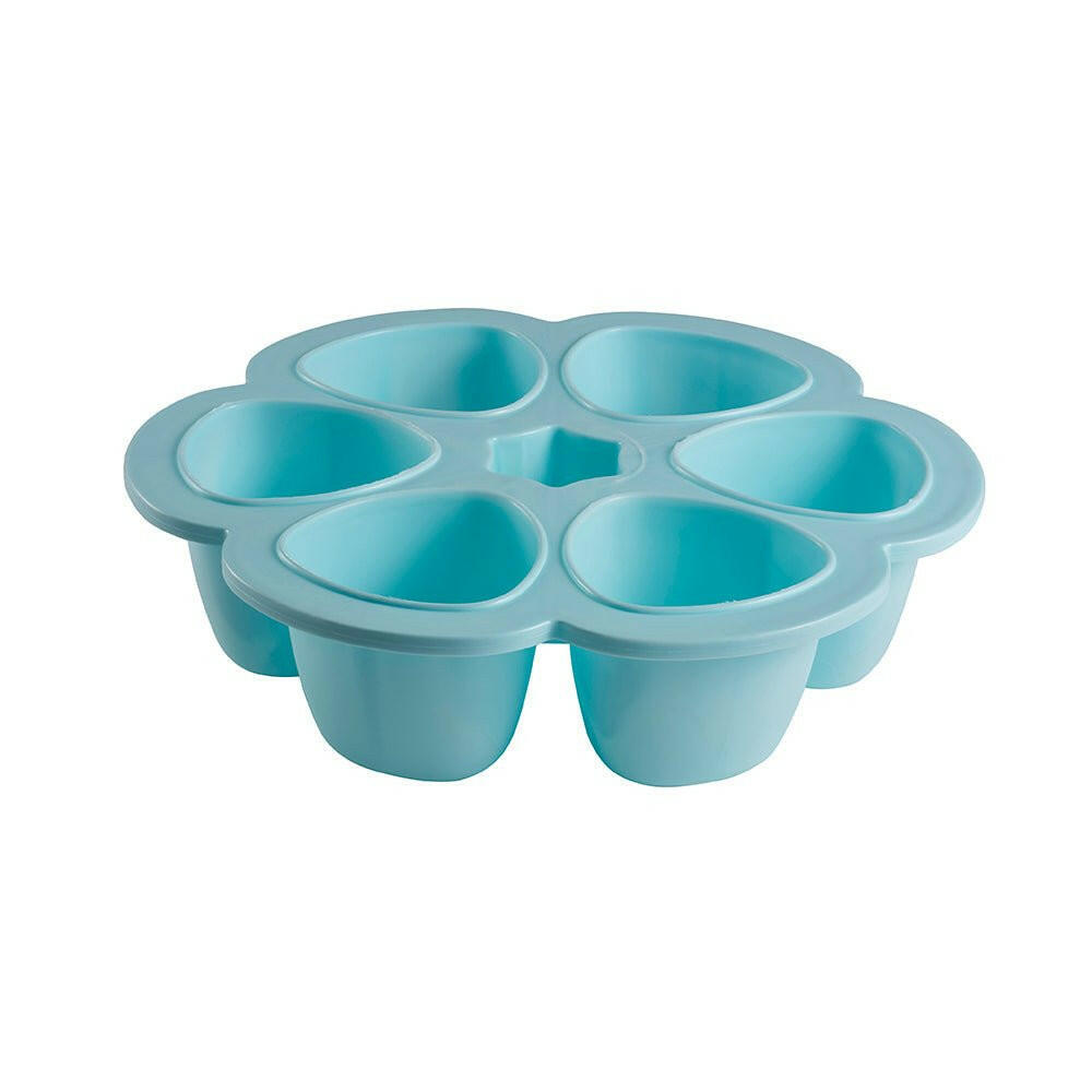Beaba Multiportions 6*150ML Silicone Tray – Windy Blue - HYPHEN KIDS