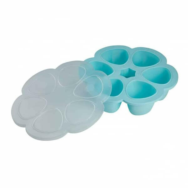 Beaba Multiportions 6*150ML Silicone Tray – Windy Blue - HYPHEN KIDS