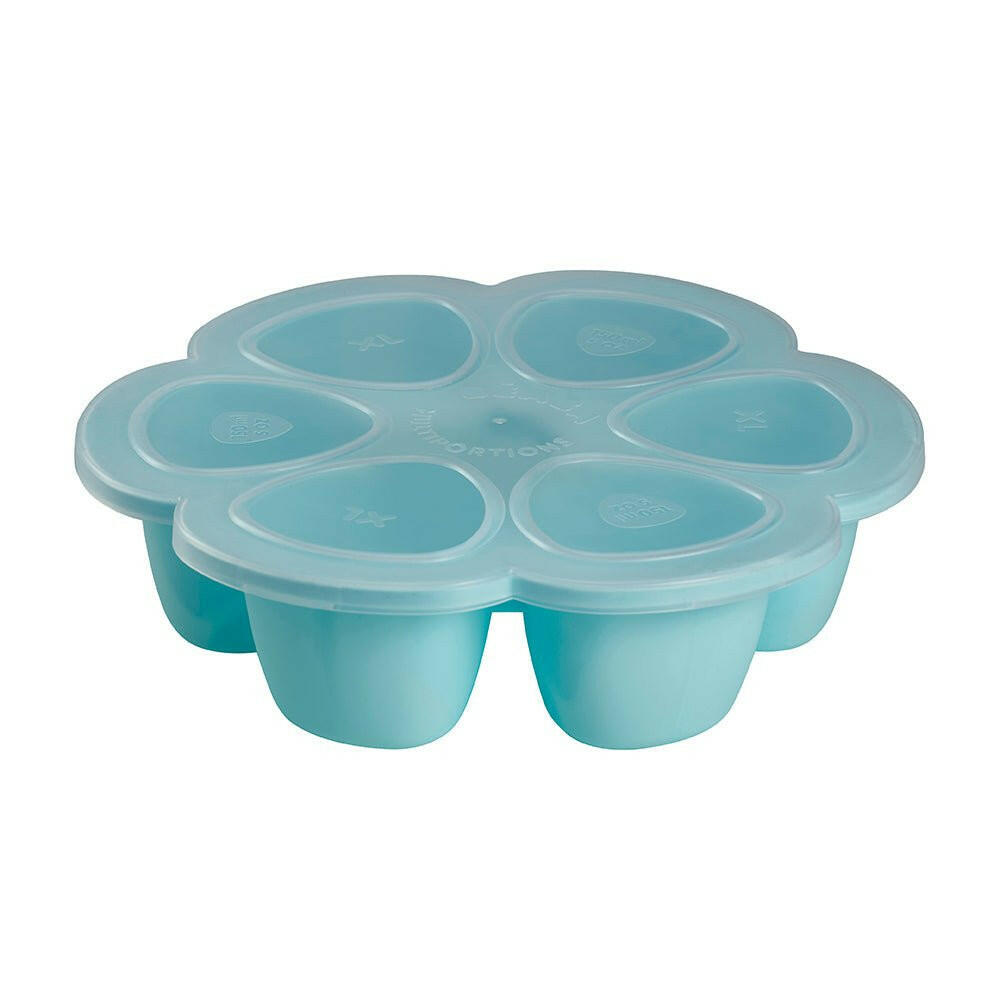 Beaba Multiportions 6*150ML Silicone Tray – Windy Blue - HYPHEN KIDS