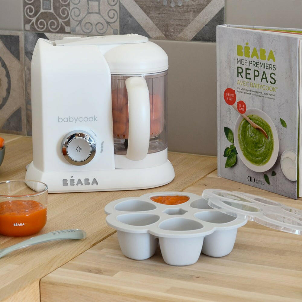 Beaba Multiportions 6*90ML Silicone Tray – Light MIst - Food Storage - Lunch Time