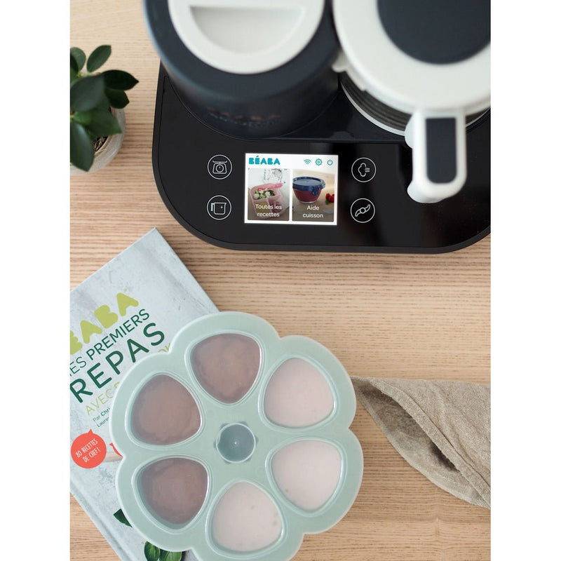 Beaba Multiportions 6*90ML Silicone Tray – Sage Green -HYPHEN KIDS