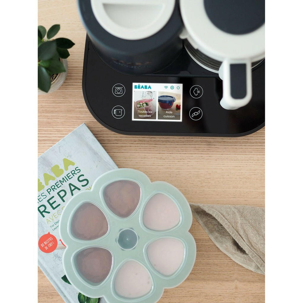 Beaba Multiportions 6*90ML Silicone Tray – Sage Green - Food Storage - Lunch Time