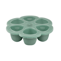 Beaba Multiportions 6*90ML Silicone Tray – Sage Green - Food Storage - Lunch Time