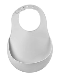 Beaba Silicone Bib - Green Blue/Light Grey - Bibs - not - on - sale