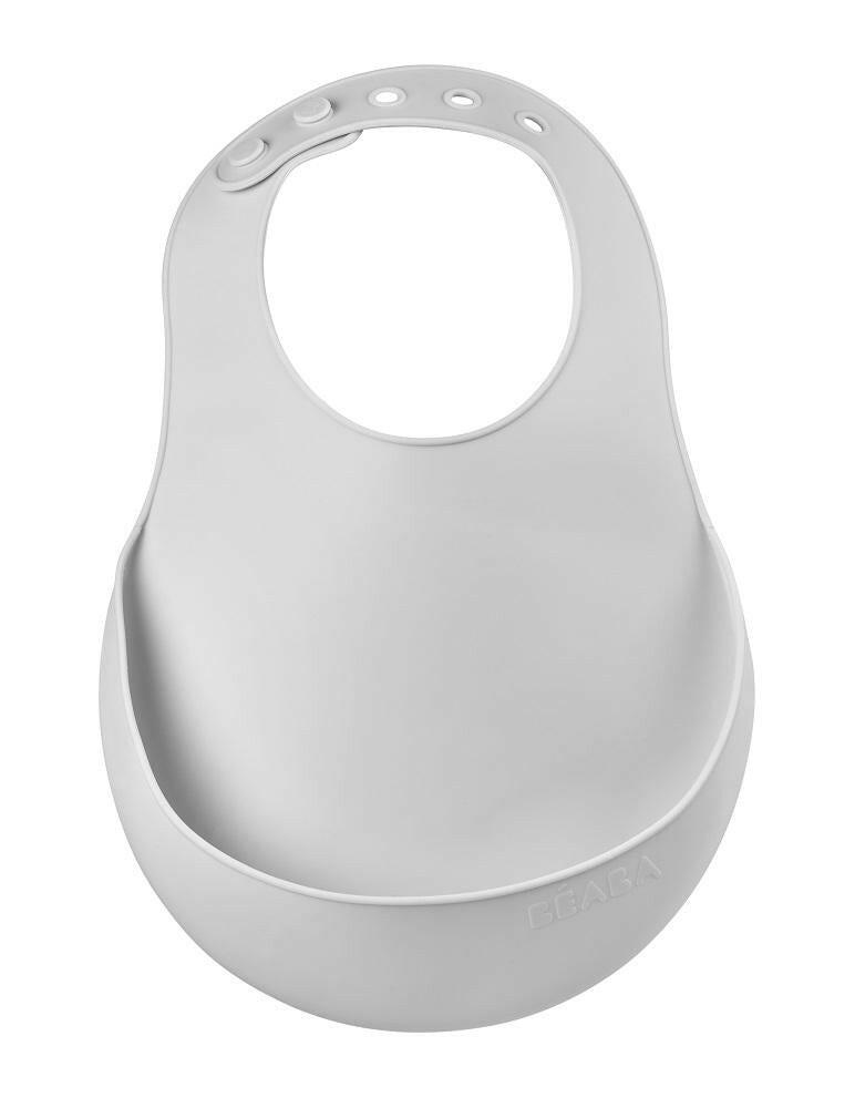 Beaba Silicone Bib - Green Blue/Light Grey - HYPHEN KIDS