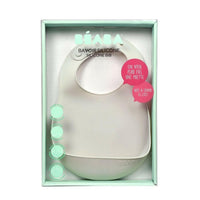 Beaba Silicone Bib - Light Mist - Bibs - not - on - sale