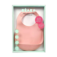 Beaba Silicone Bib - Pink - Bibs - not - on - sale