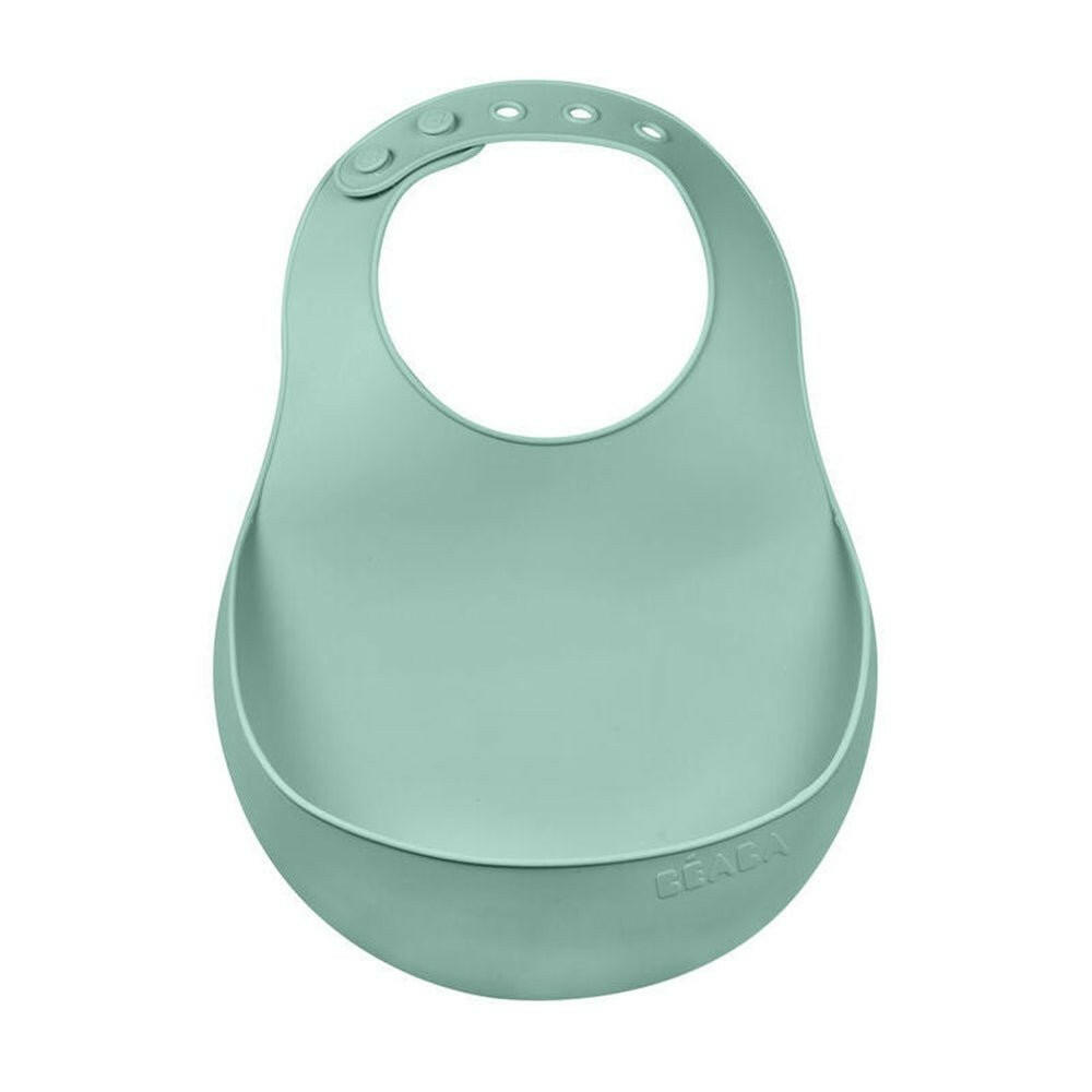 Beaba Silicone Bib - Sage Green - Bibs - not - on - sale