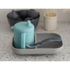 Beaba Silicone Learning Set And Cup - Blue/Grey - Bowls & Utensils - not - on - sale