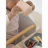 Beaba Silicone Learning Set And Cup - Pink/Grey - Bowls & Utensils - not - on - sale