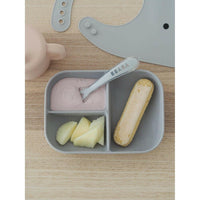 Beaba Silicone Learning Set And Cup - Pink/Grey - Bowls & Utensils - not - on - sale