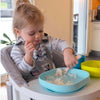 Beaba Silicone Suction Meal Set - Blue - Bowls & Utensils - not - on - sale