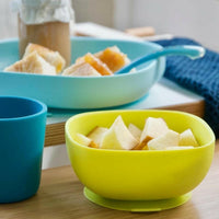 Beaba Silicone Suction Meal Set - Blue - Bowls & Utensils - not - on - sale