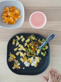 Beaba Silicone Suction Meal Set - Night Blue - Bowls & Utensils - not - on - sale