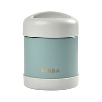 Beaba Stainless Steel Food Jar 300ML - Eucalyptus - Thermos Lunchbox - feeding