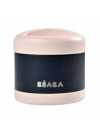 Beaba Stainless Steel Food Jar 500Ml - Light Pink / Night Blue -HYPHEN KIDS