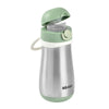 Beaba Stainless Steel Spout Bottle 350ml - Sage Green - Thermos Bottle - not - on - sale