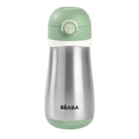 Beaba Stainless Steel Spout Bottle 350ml - Sage Green - Thermos Bottle - not - on - sale