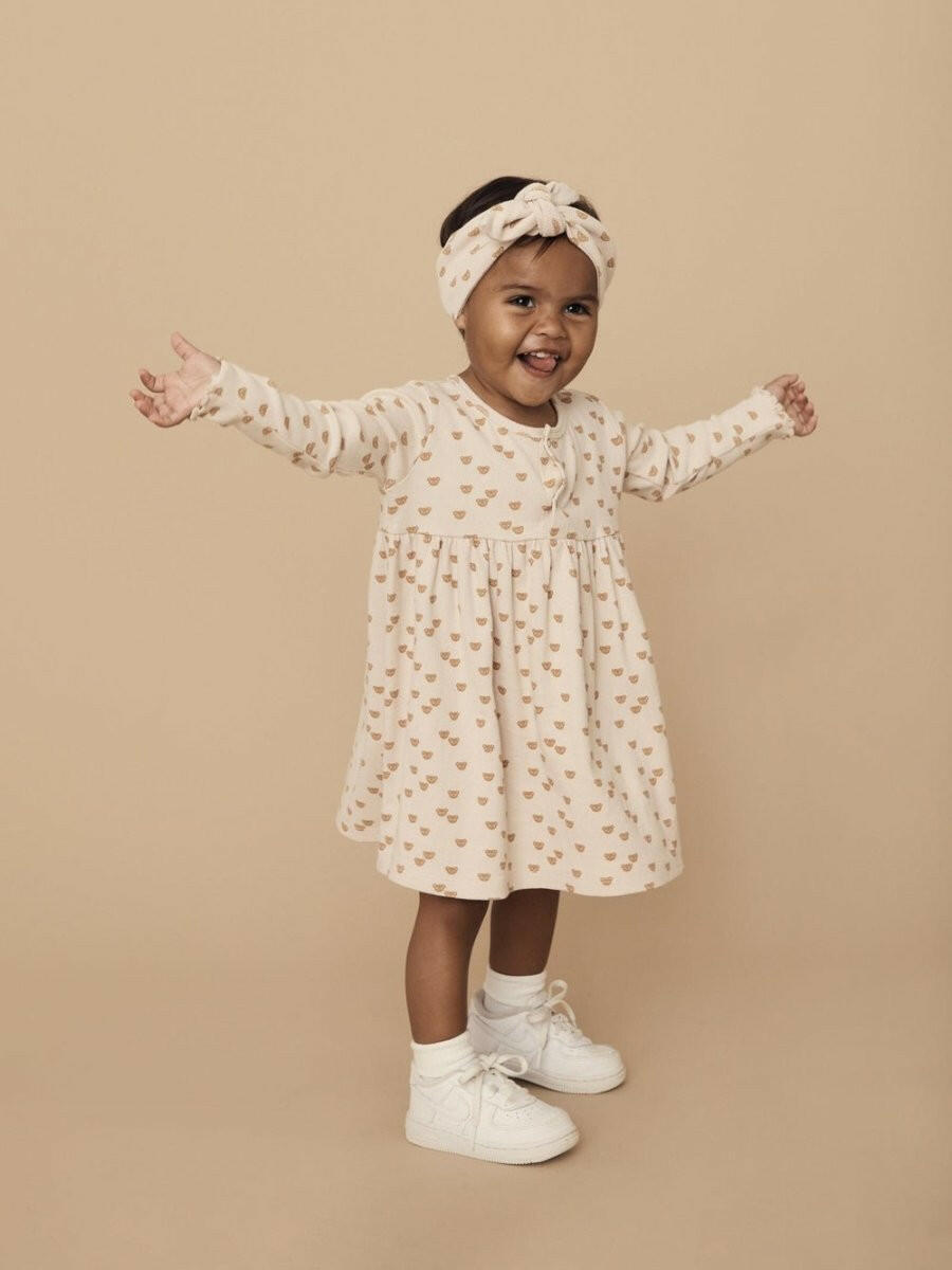 Beary Cute Rib Dress - Dresses - 0 - 12M