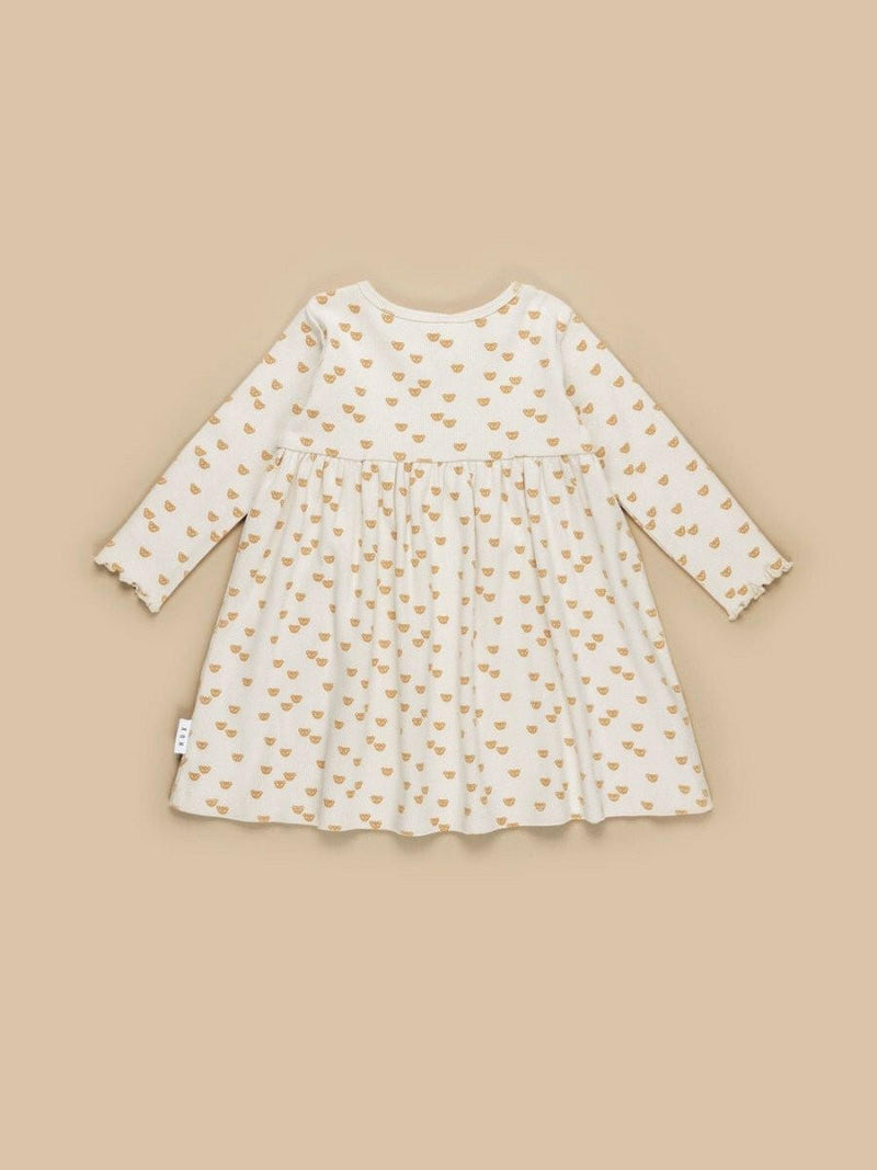 Beary Cute Rib Dress - HYPHEN KIDS