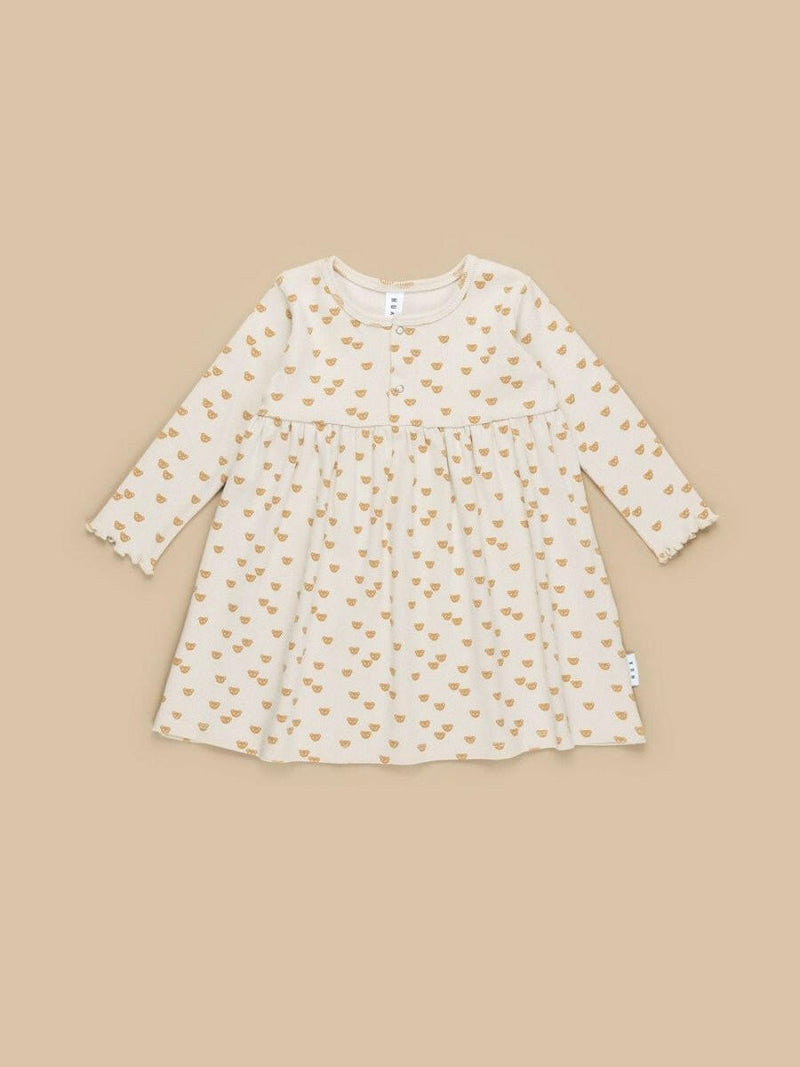 Beary Cute Rib Dress - HYPHEN KIDS