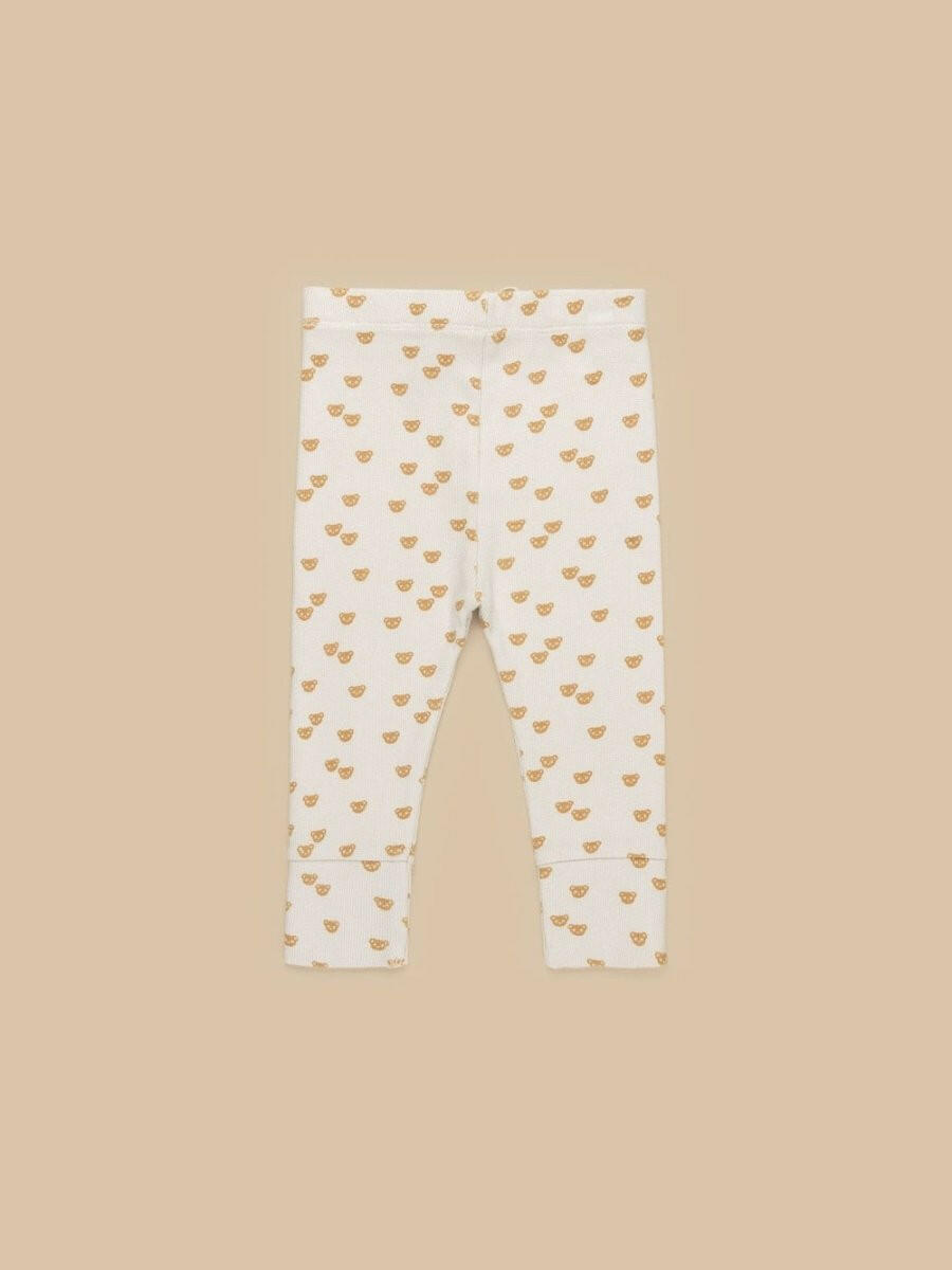 Beary Cute Rib Legging - Leggings - 1 - 2Y