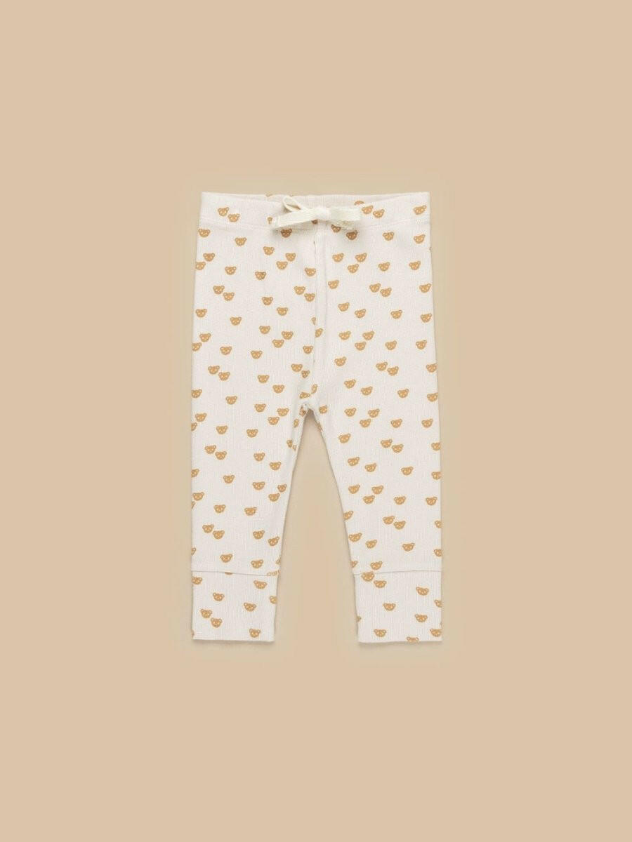 Beary Cute Rib Legging - Leggings - 1 - 2Y