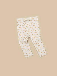 Beary Cute Rib Legging - Leggings - 1 - 2Y