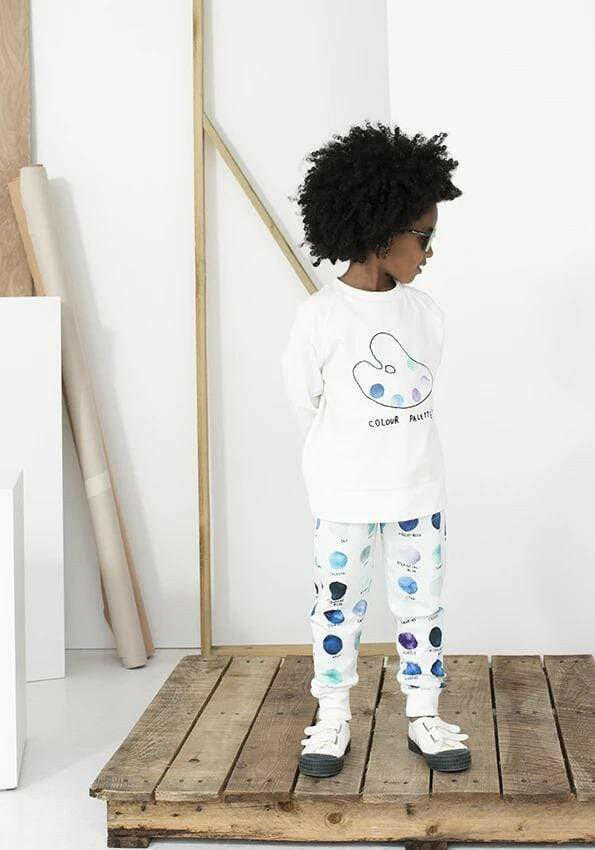 Beau Loves Sweat Pants Paint Pallet Dots - HYPHEN KIDS
