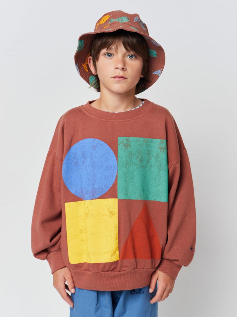 Bobo Choses Geometric Color Block Sweatshirt -HYPHEN KIDS