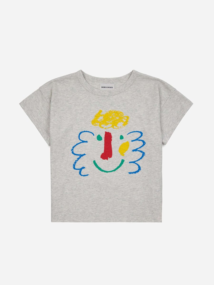 Bobo Choses Happy Mask t-shirt -HYPHEN KIDS