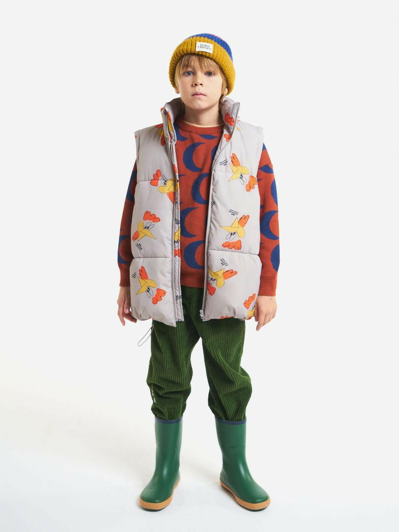 Bobo Choses Mr O'Clock All Over Padded Jacket - HYPHEN KIDS