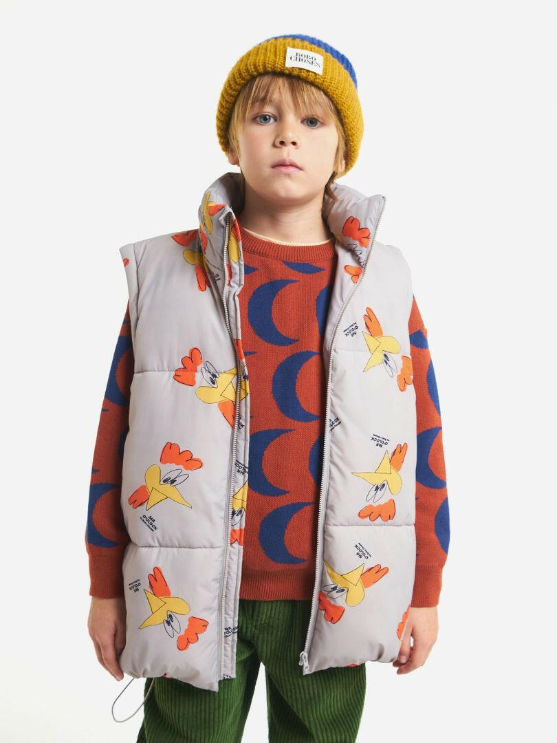 Bobo Choses Mr O'Clock All Over Padded Jacket - Jackets|Coats|Hoodies - 10 - 11Y