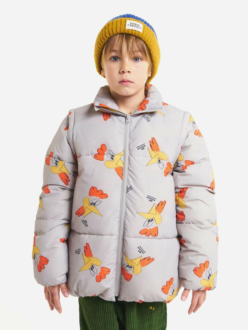 Bobo Choses Mr O'Clock All Over Padded Jacket - Jackets|Coats|Hoodies - 10 - 11Y