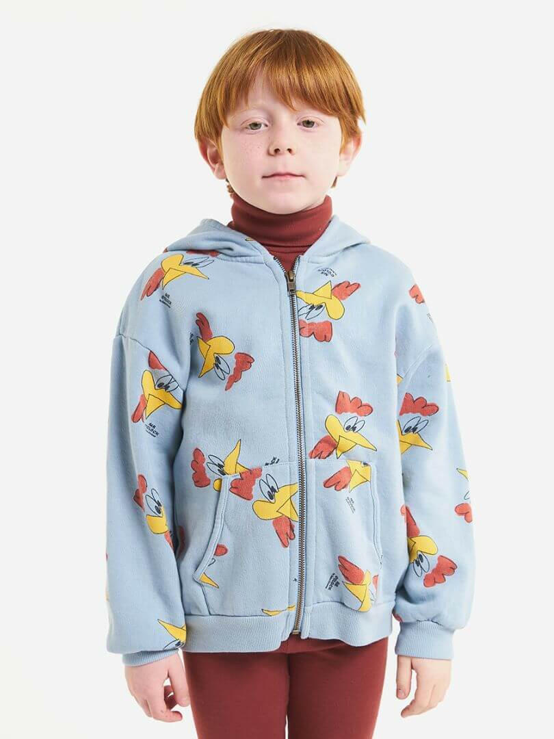 Bobo Choses Mr O'Clock Allover Hooded Sweatshirt - Jackets|Coats|Hoodies - 10 - 11Y