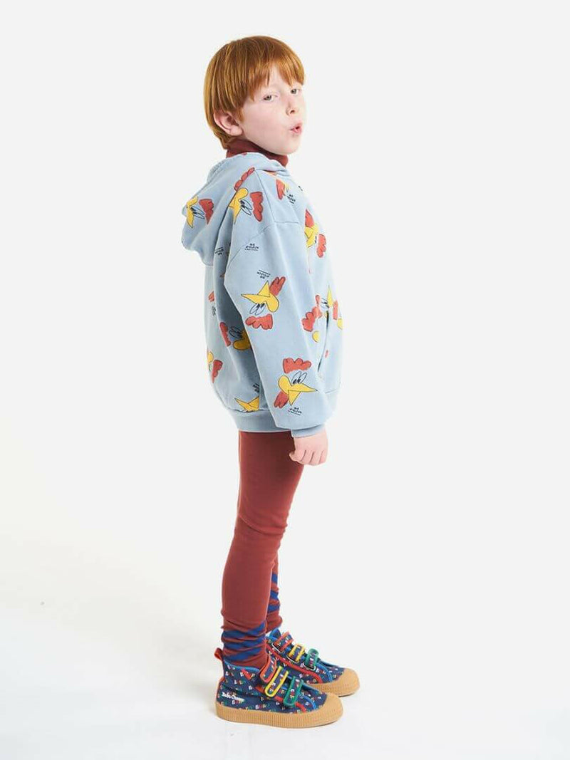 Bobo Choses Mr O'Clock Allover Hooded Sweatshirt - HYPHEN KIDS