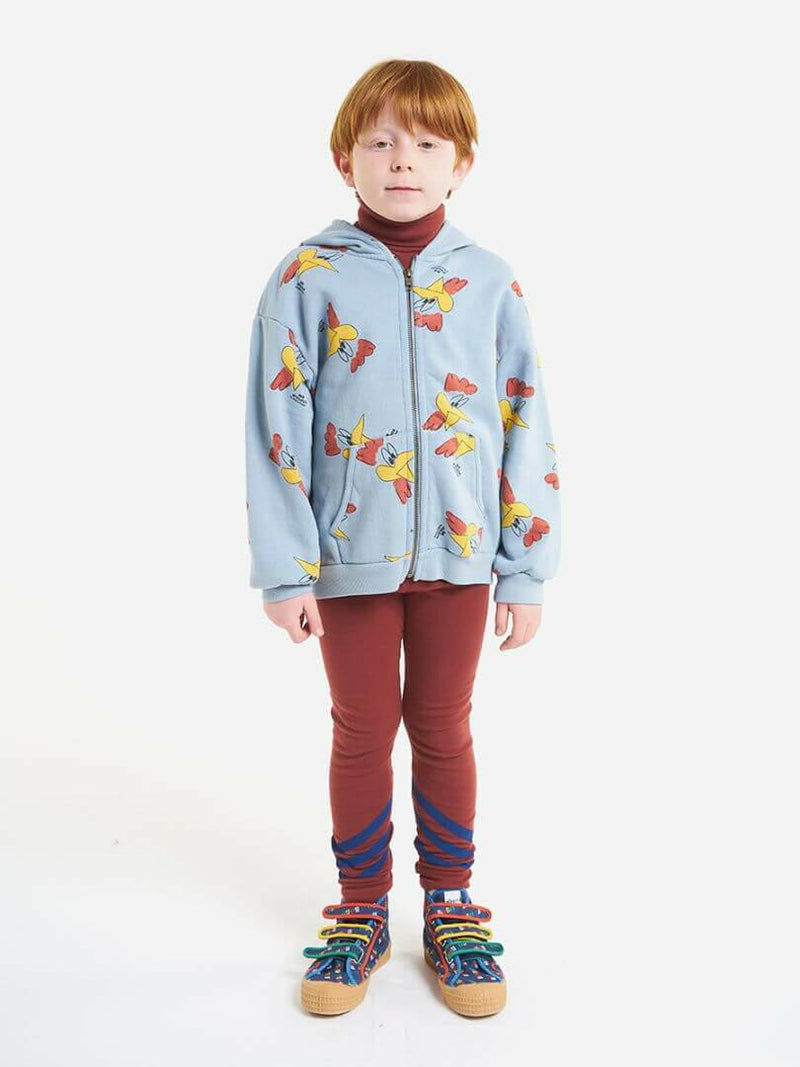 Bobo Choses Mr O'Clock Allover Hooded Sweatshirt - HYPHEN KIDS