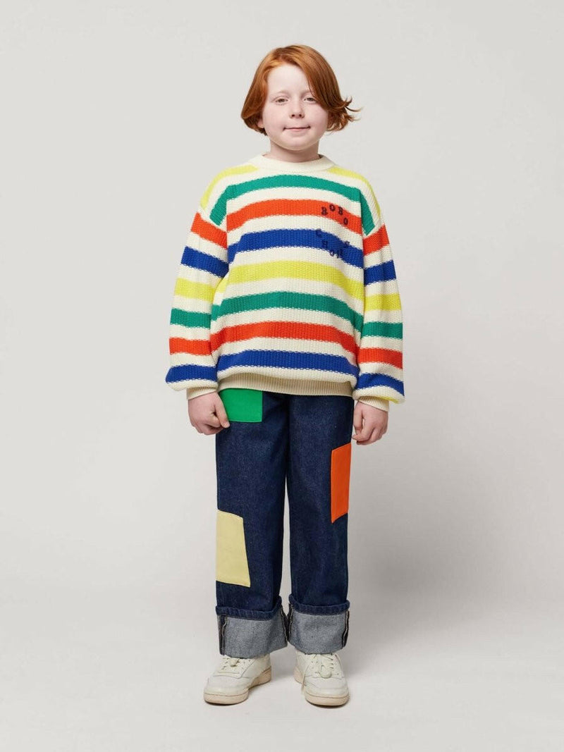 Bobo Choses Multicolor Stripes jumper - HYPHEN KIDS