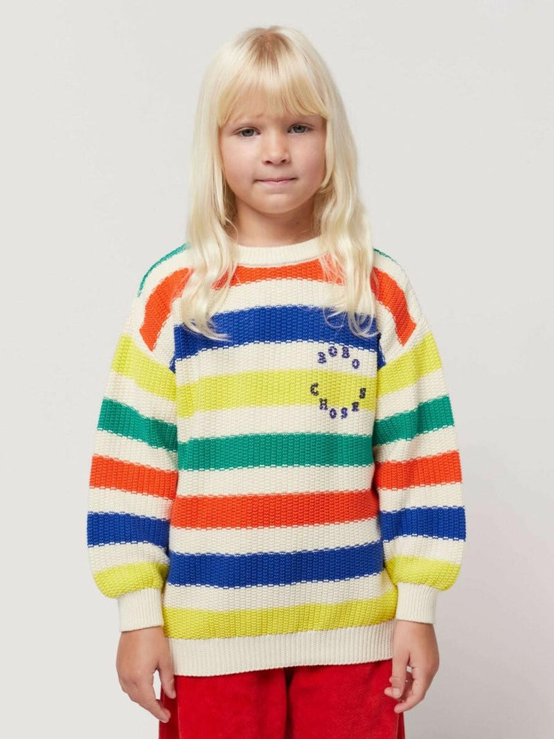 Bobo Choses Multicolor Stripes jumper - HYPHEN KIDS