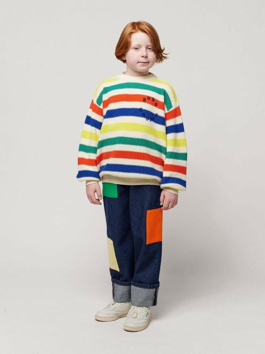 Bobo Choses Multicolor Stripes jumper - HYPHEN KIDS