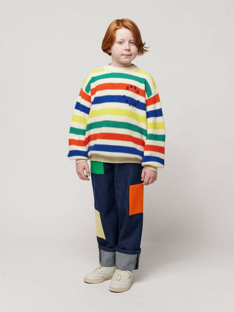 Bobo Choses Multicolor Stripes jumper - HYPHEN KIDS